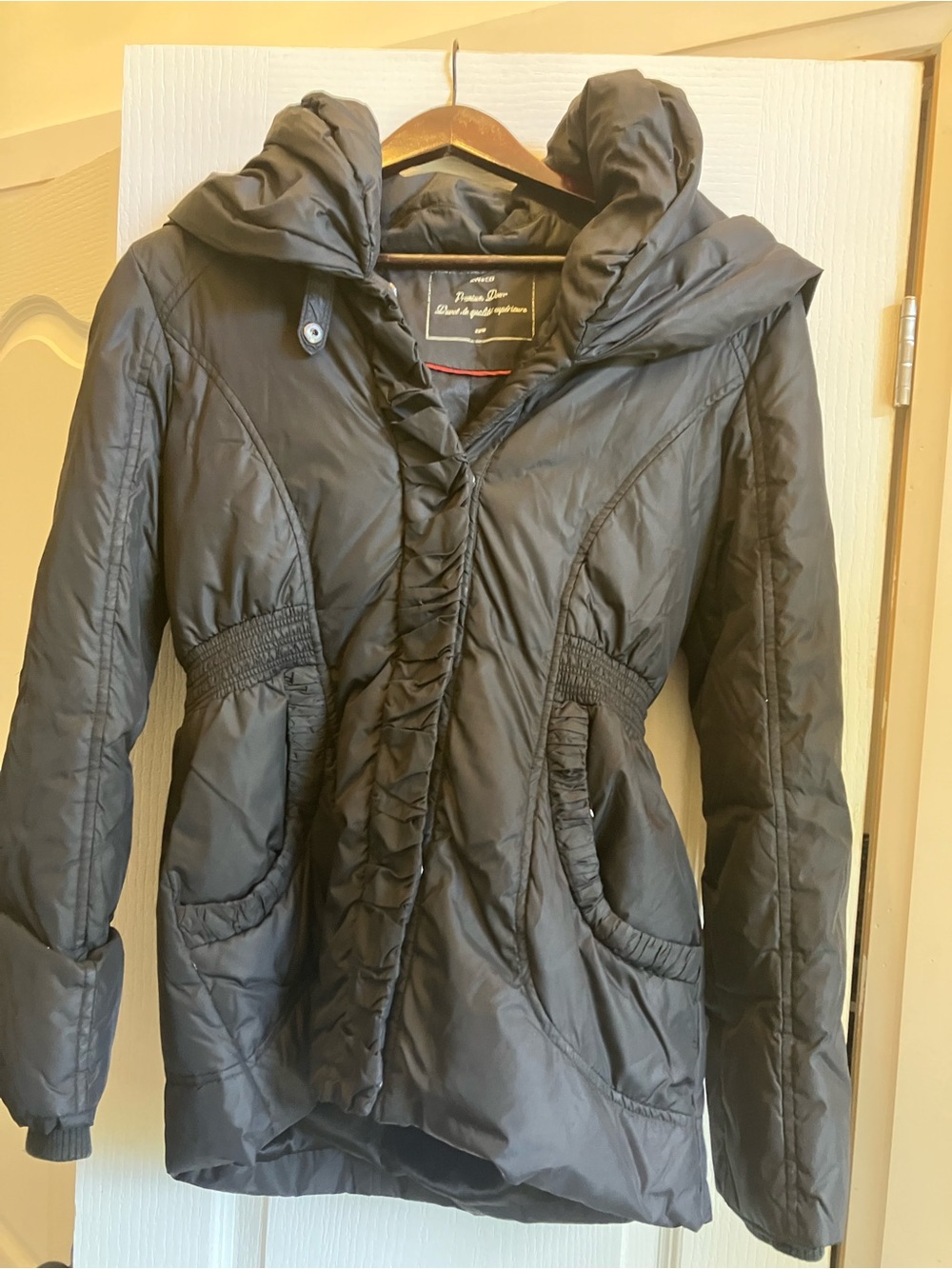 RW&CO. Black Hooded Women's Puffer Jacket